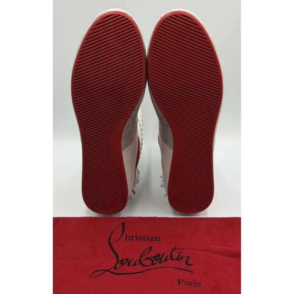 AUTHENTIC CHRISTIAN LOUBOUTIN Suede Knock-Out Boxing Sneakers (44 EU; 11 US) main image 5